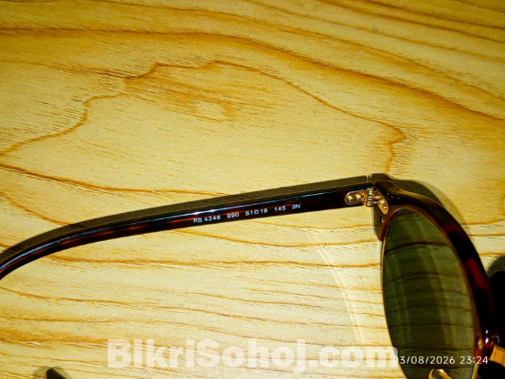 Original Ray-Ban RB4246 Clubround Sunglasses – Made in Italy